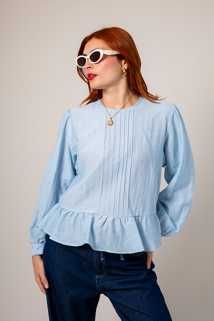 BH BLUSA PEPLUM E-C 8291 AZUL.