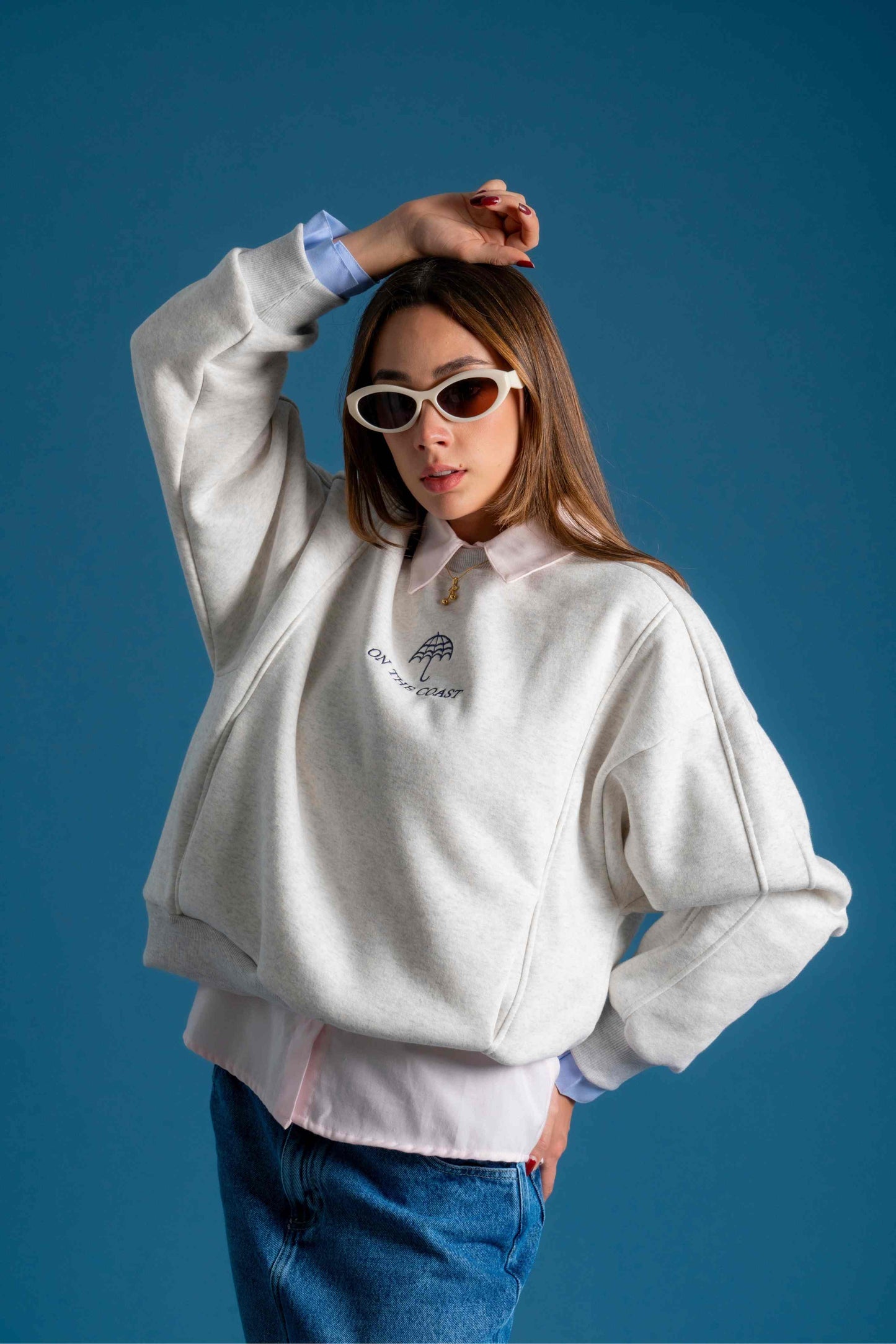 BUZO CUELLO REDONDO OVERSIZE 8037