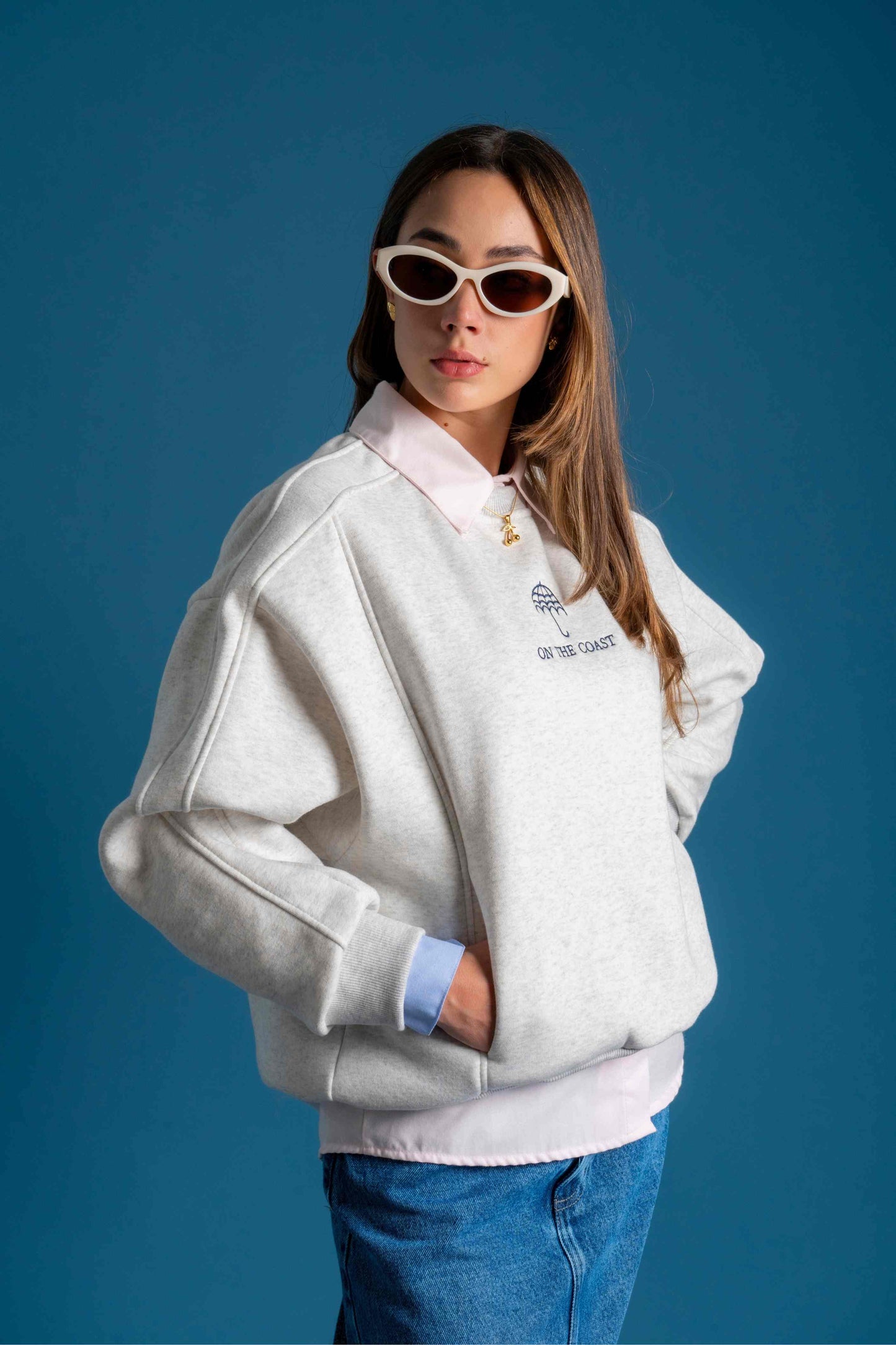 BUZO CUELLO REDONDO OVERSIZE 8037