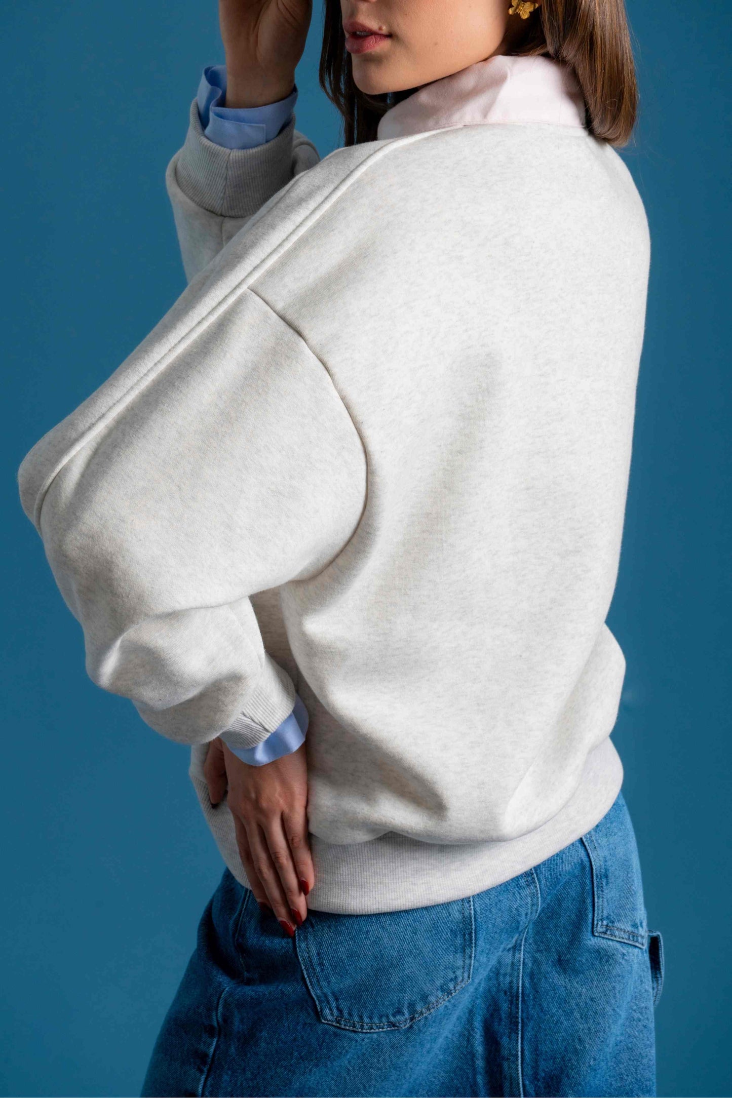 BUZO CUELLO REDONDO OVERSIZE 8037