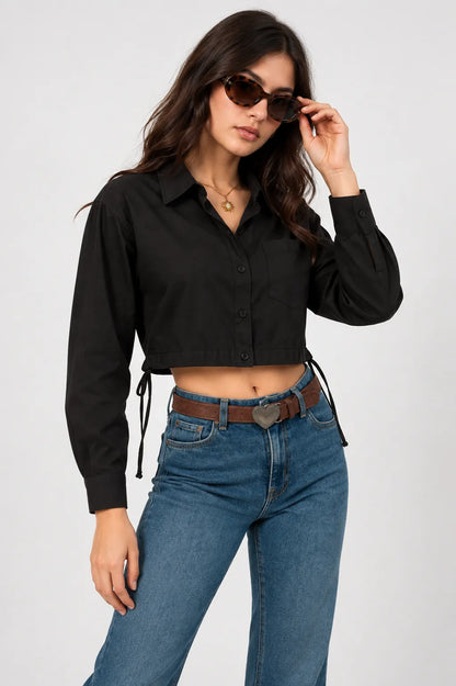 BH CAMISA CORTA CINTURA AJUSTABLE 6666