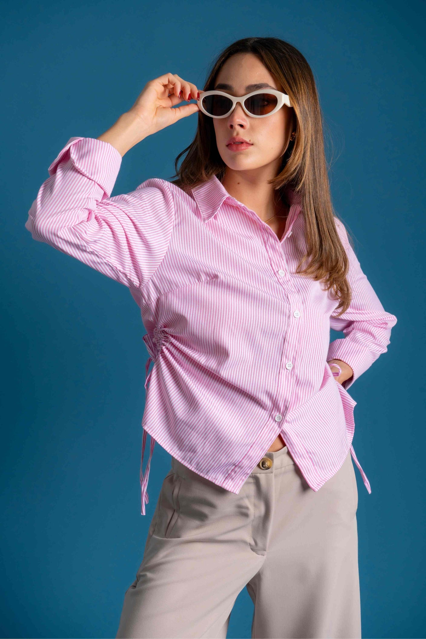 BH CAMISA FRUNCE LATERAL 7498