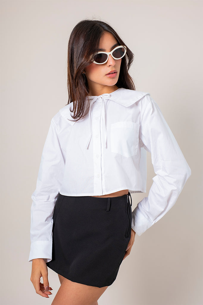 BH CAMISA POPELINA MAXI CUELLO 8536 E-F.