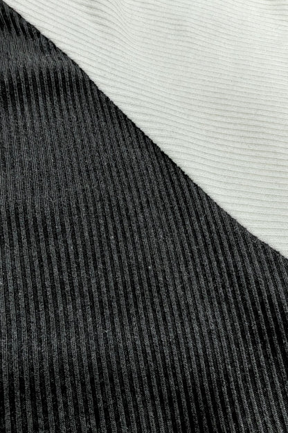 BH CAMISETA CROP RIB COMBINADA 6696