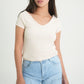 BH CAMISETA RIB ESCOTE EN V 6700