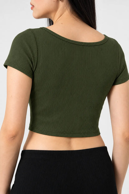 BH CAMISETA RIB ESCOTE REDONDO 6695