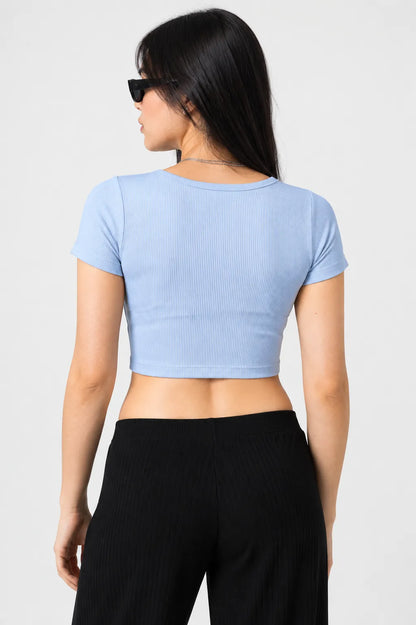 BH CAMISETA RIB ESCOTE REDONDO 6695