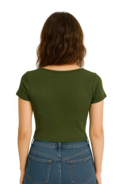 BH CAMISETA RIB ESCOTE REDONDO 6695