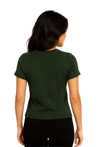 BH CAMISETA RIB MANGA CORTA 6703
