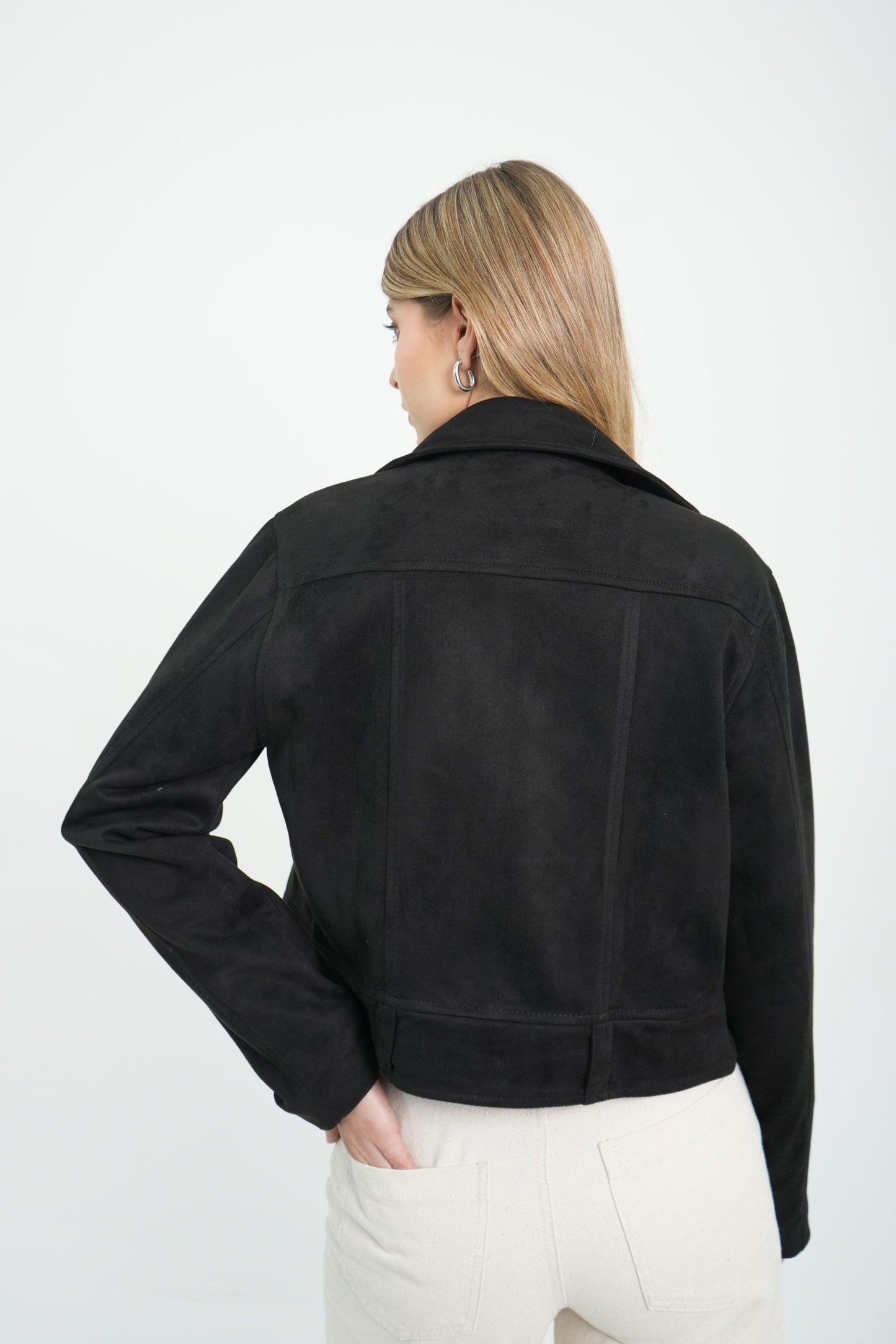 BH CHAQUETA BIKER EFECTO GAMUZADO 6855