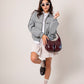 CHAQUETA BOMBER CUADROS E-F 8448.