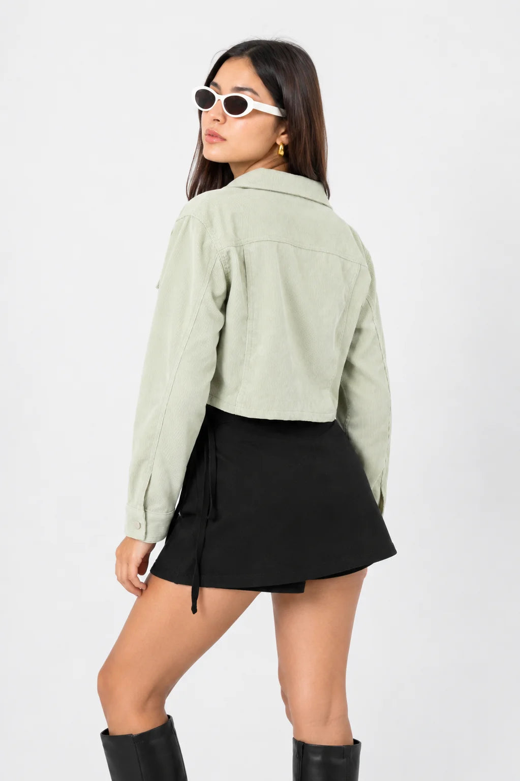 BH CHAQUETA CROPPED CORDUROY 6877