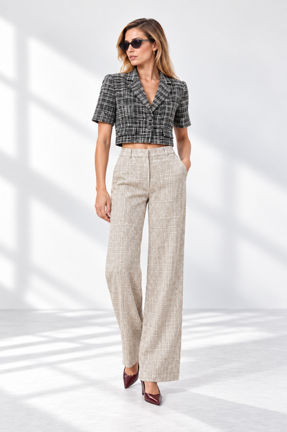BH CHAQUETA CROP TWEED 6634 ONE