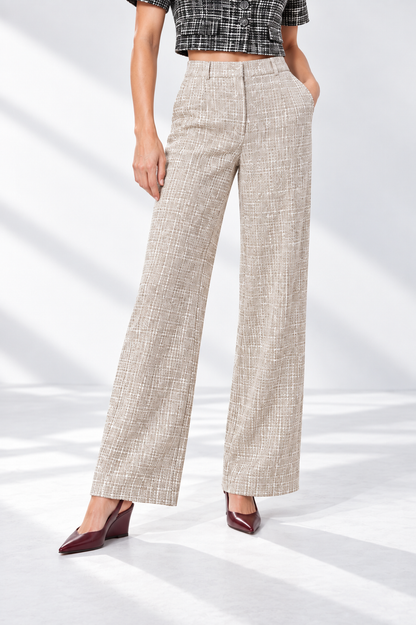 PANTALON VESTIR TWEED B-M 8721