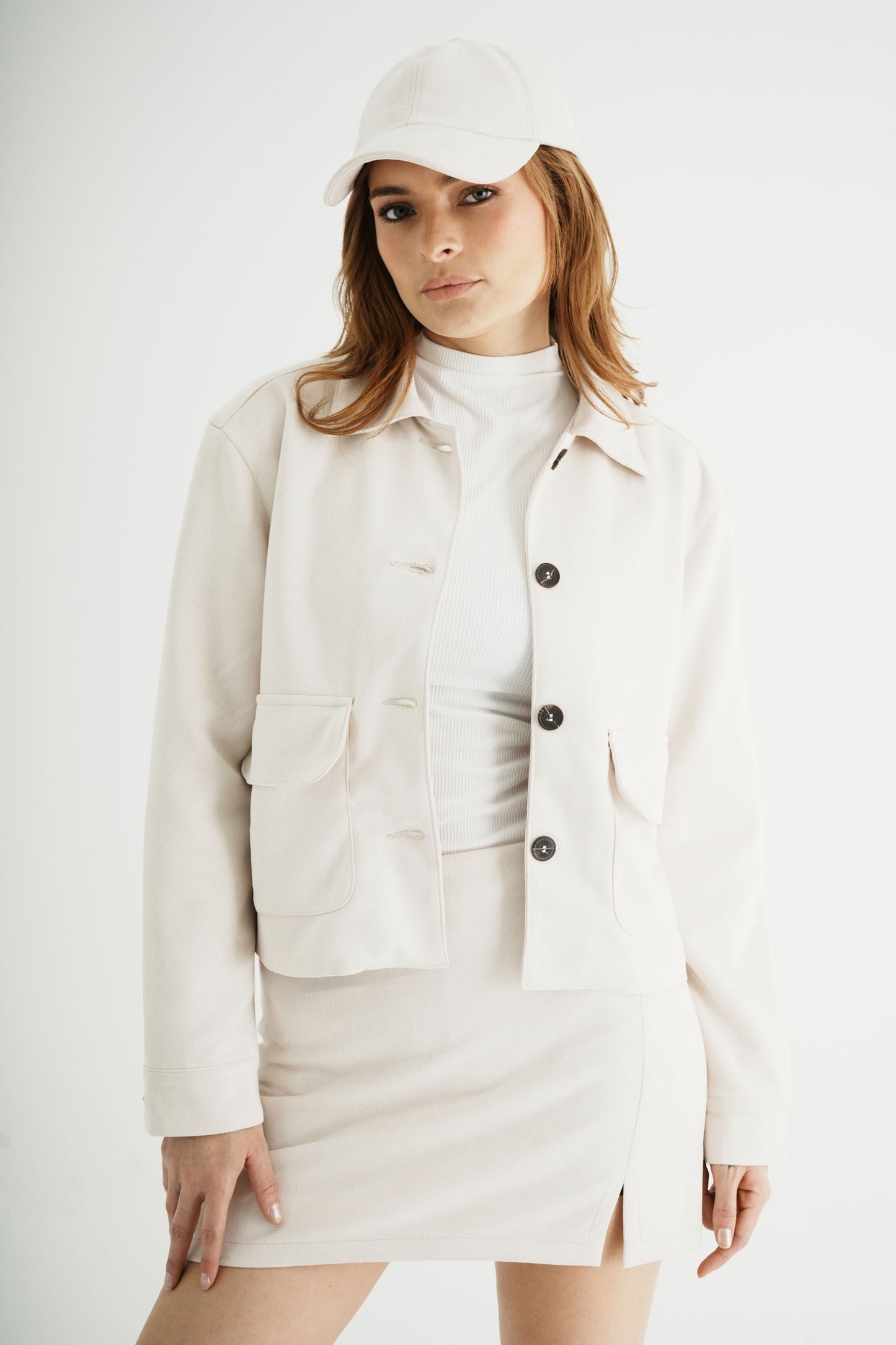 BH CHAQUETA EFECTO GAMUZADO 7470