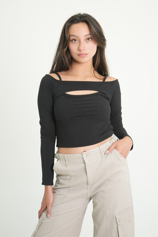BH CROP TOP HOMBROS DESCUBIERTO 6699