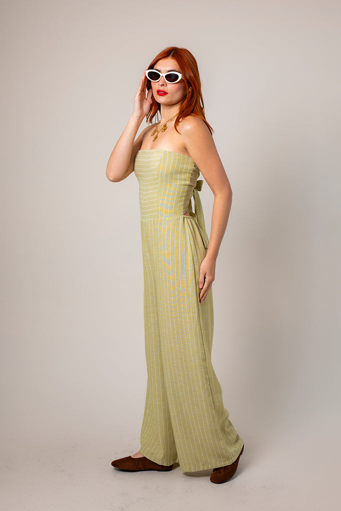 BH ENTERIZO FLUIDO RAYAS G-C 8259.