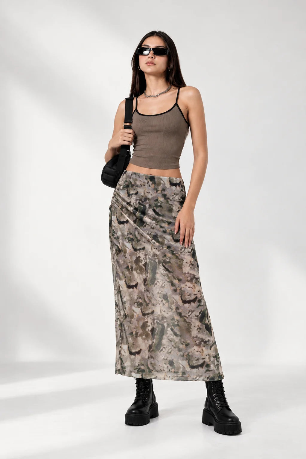 BH FALDA MIDI MESH 7340