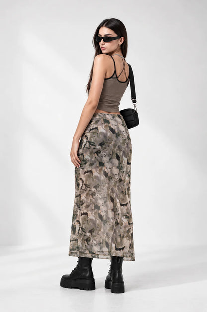 BH FALDA MIDI MESH 7340