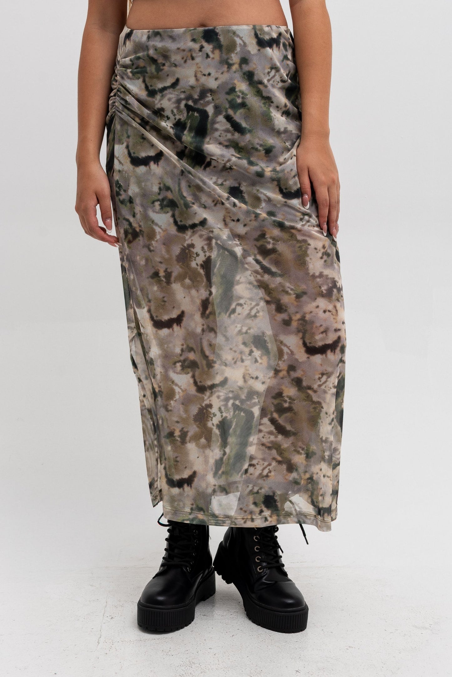 BH FALDA MIDI MESH 7340