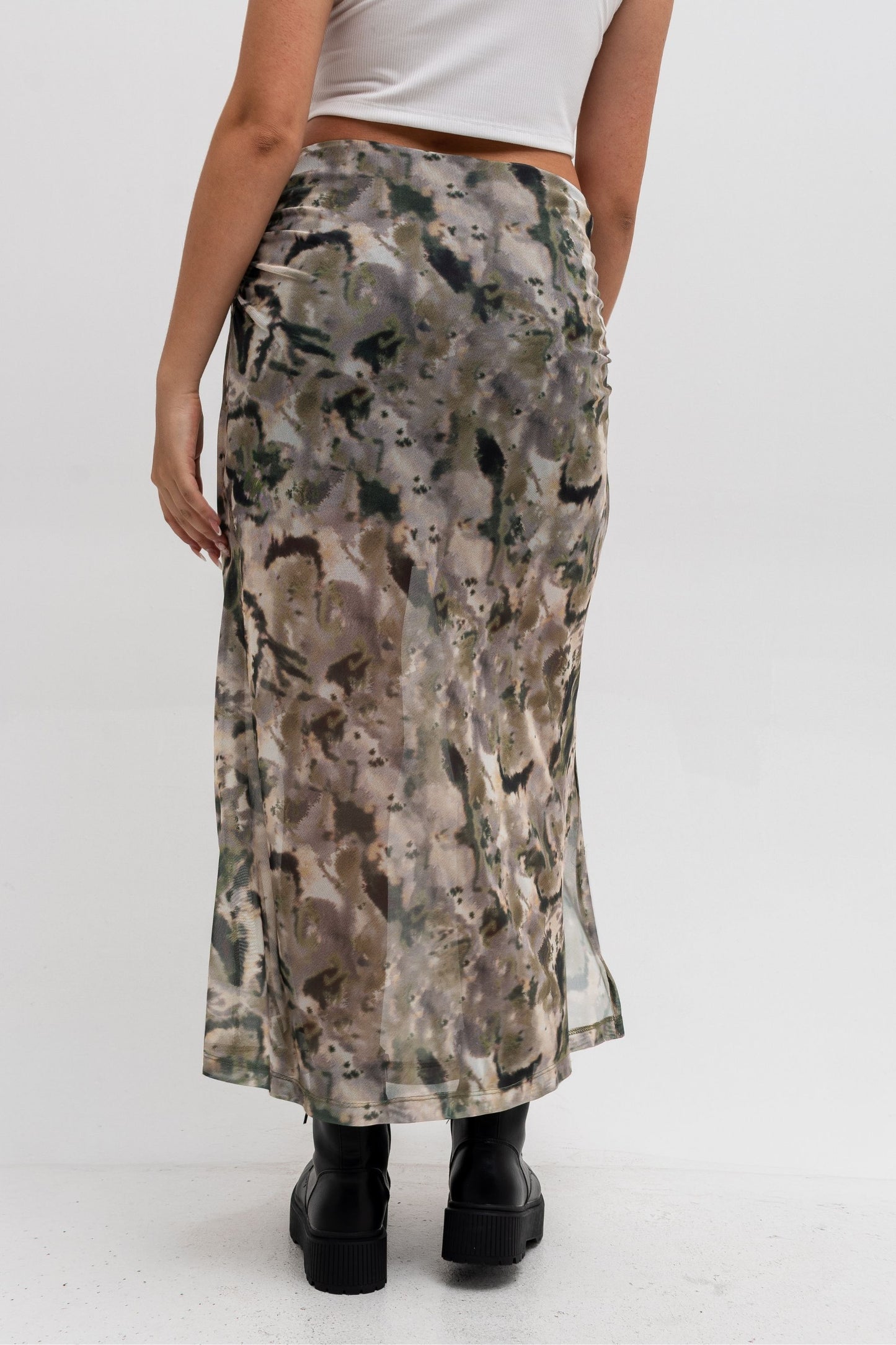 BH FALDA MIDI MESH 7340