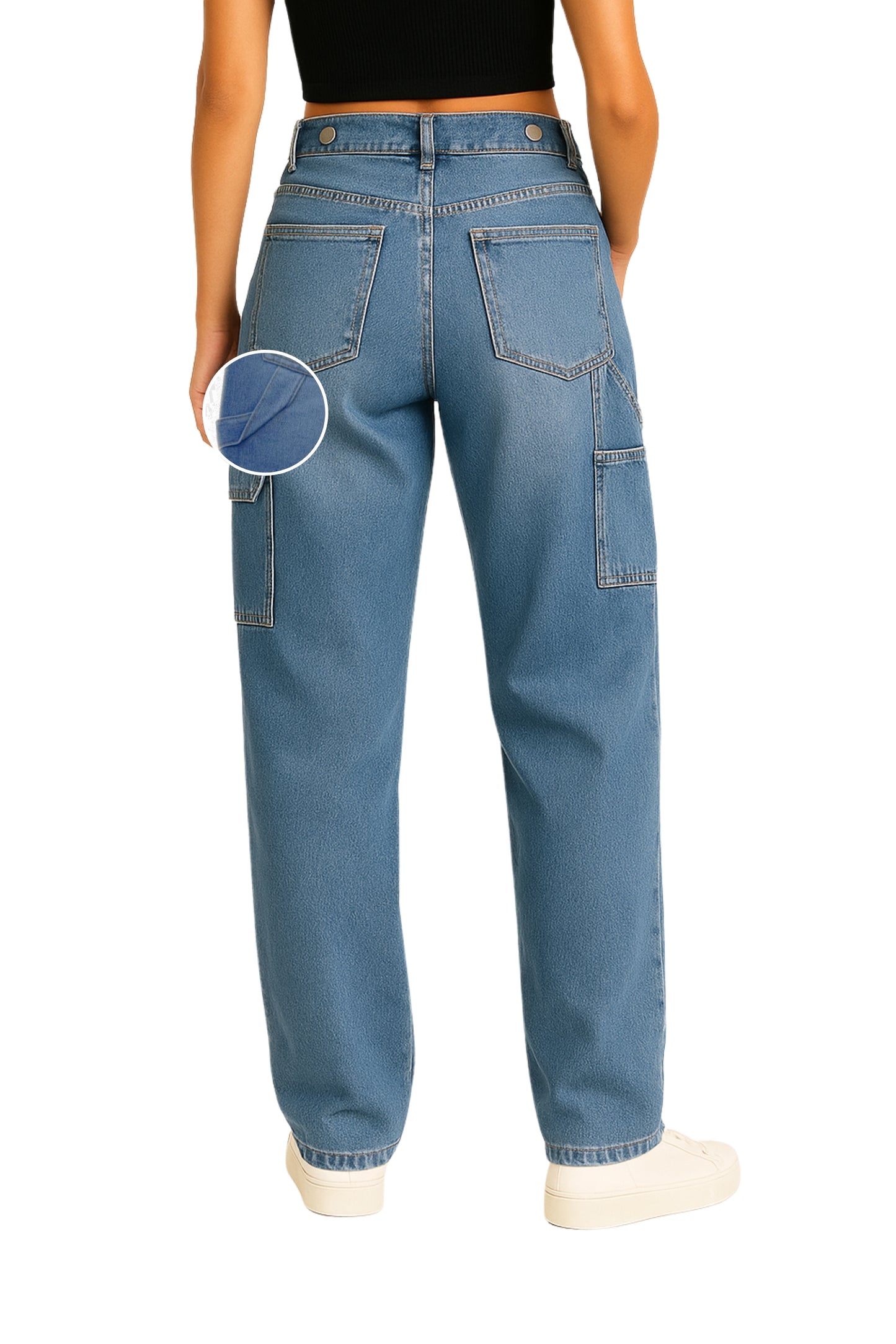 BH JEANS STRAIGHT AJUSTABLE KAILAN