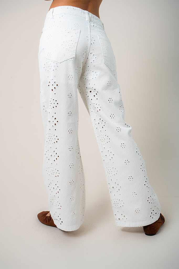 PANTALON BORDADO G-C 8227.