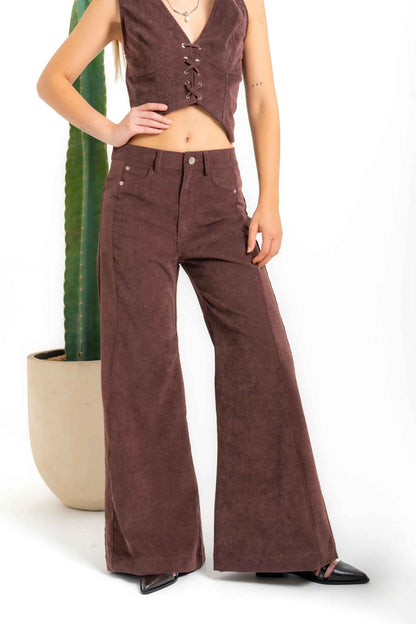 BH PANTALON CAMPANA CORDUROY 7548