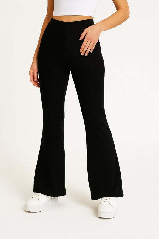 BH PANTALON FLARE RIB 6587