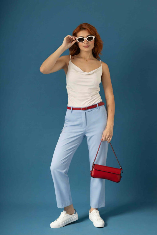 PANTALON VESTIR BOTA TUBO B-C 7125