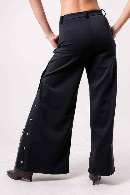 PANTALON WIDE LEG BROCHE R-F 7224.
