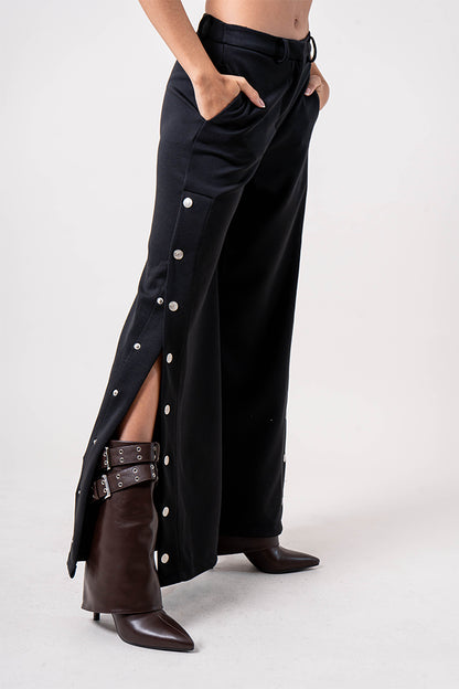 PANTALON WIDE LEG BROCHE R-F 7224.