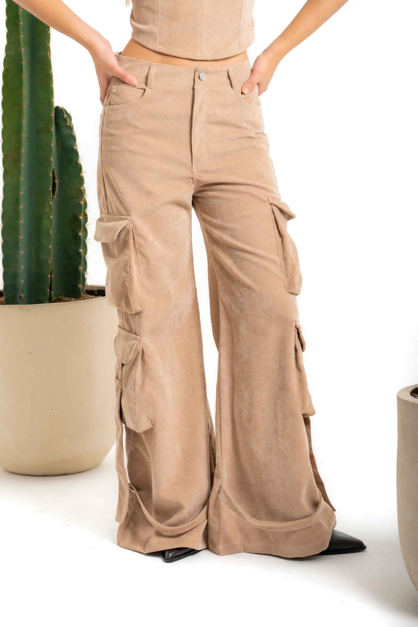 BH PANTALON WIDE LEG CARGO 7495