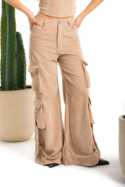 BH PANTALON WIDE LEG CARGO 7495