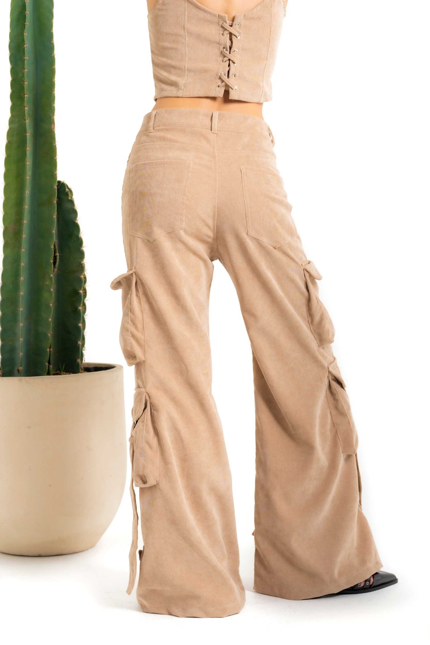 BH PANTALON WIDE LEG CARGO 7495