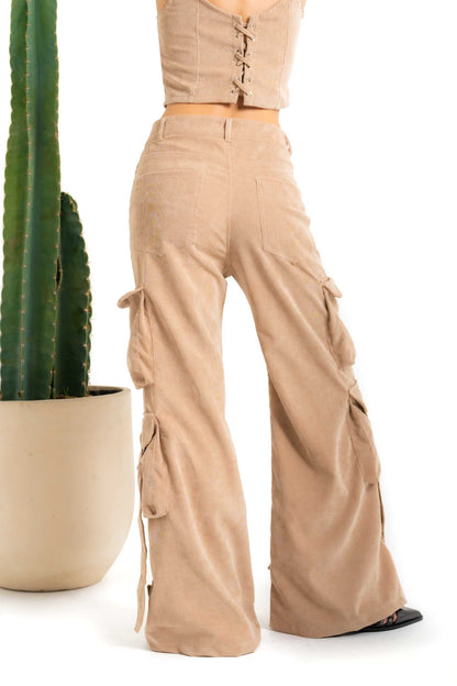 BH PANTALON WIDE LEG CARGO 7495