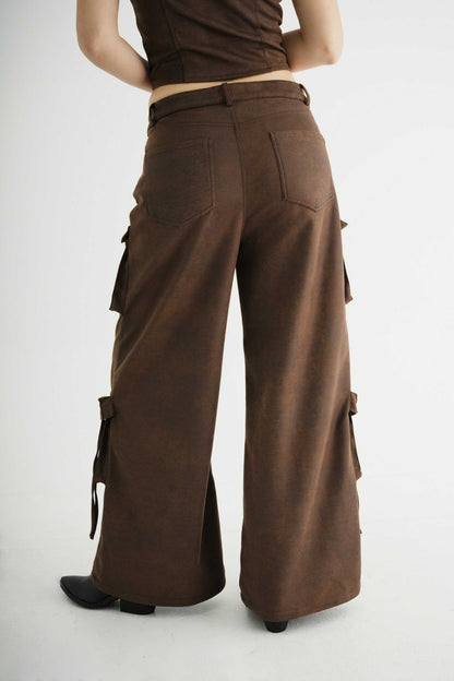 BH PANTALON WIDE LEG CARGO 7533
