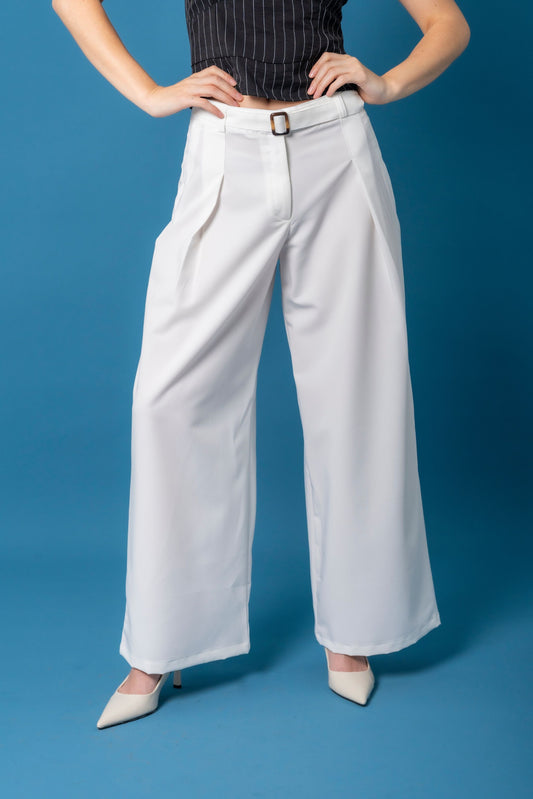 BH PANTALON WIDE LEG CINTURON 7482