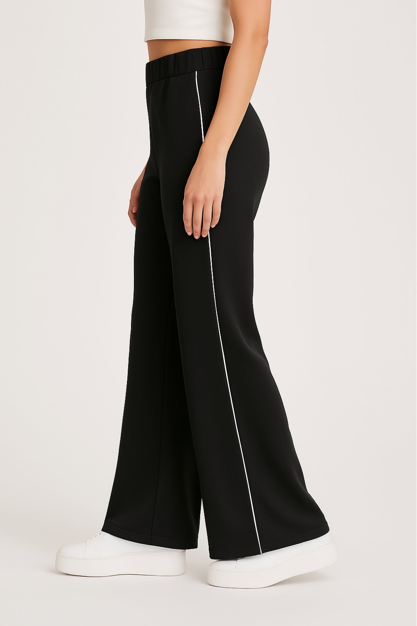 BH PANTALON WIDE LEG CONTRASTES 6620