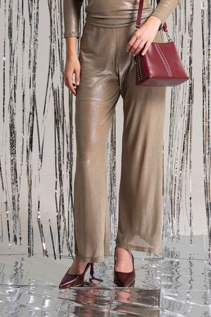 BH PANTALON WIDE LEG MESH 7575