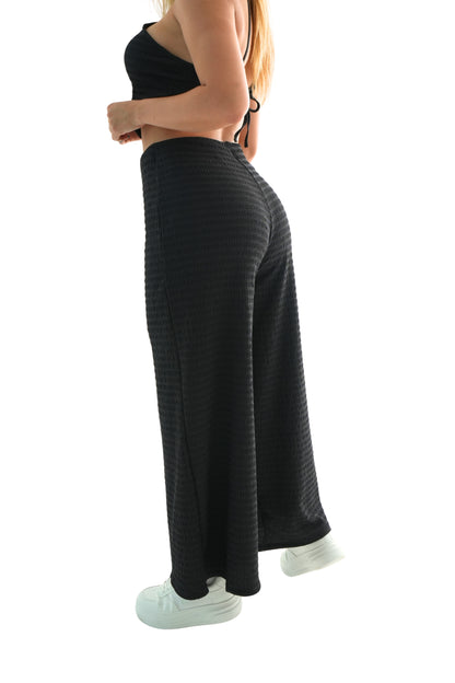 BH PANTALON WIDE LEG TEXTURA 6589