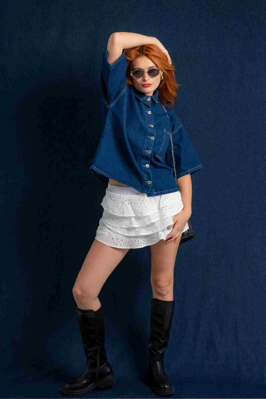 SHORT BOLEROS BORDADO E-C 8233.