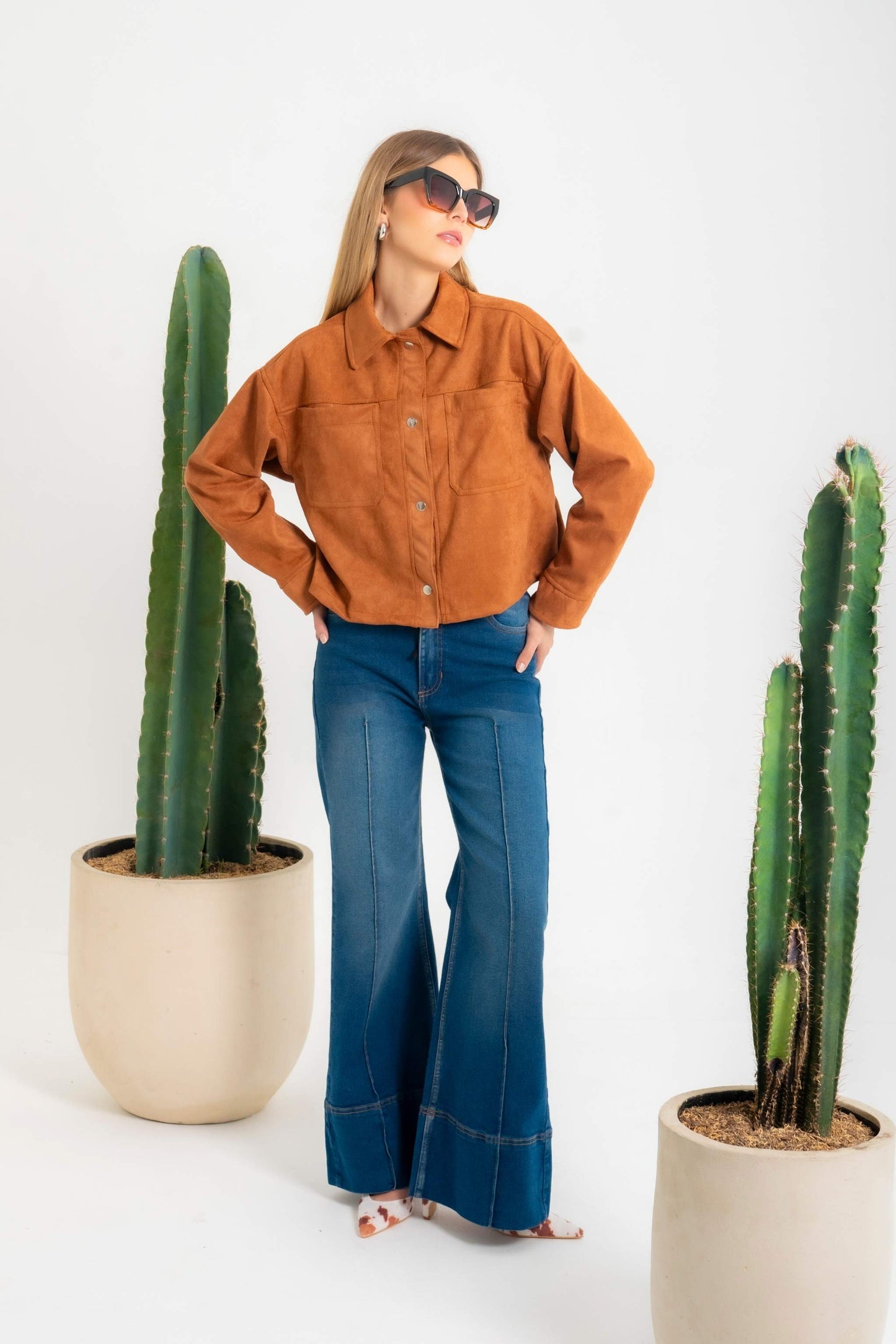 BH SOBRECAMISA EFECTO GAMUZADO 6857