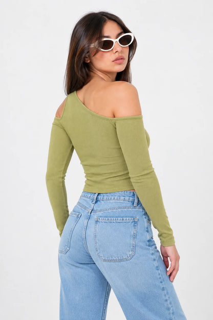 BH TOP ASIMETRICO CUT OUT 6584