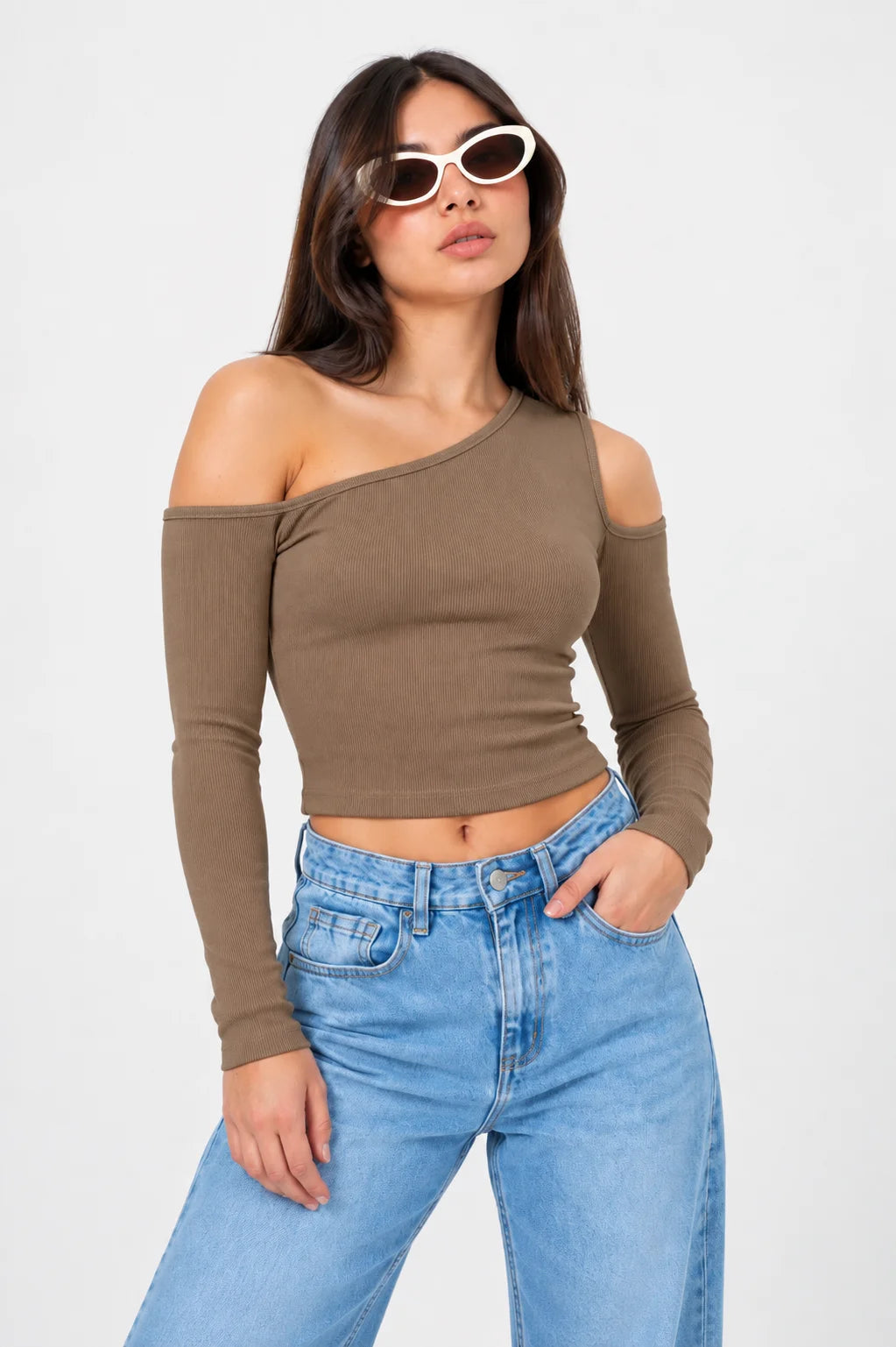 BH TOP ASIMETRICO CUT OUT 6584
