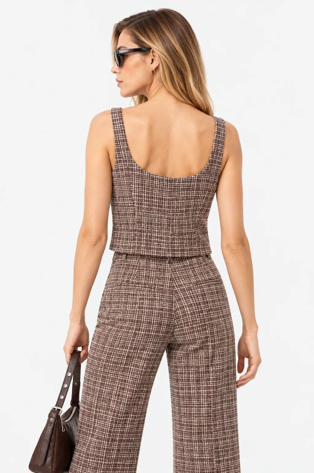 BH TOP BUSTIER TWEED 7484