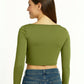 BH TOP CROP MANGA LARGA BASHIRA