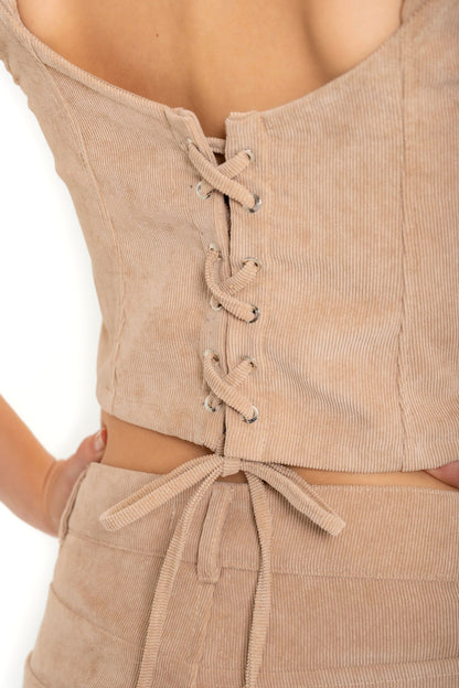 BH TOP CORSÉ CORDUROY 7549