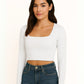 BH TOP CROP MANGA LARGA BASHIRA
