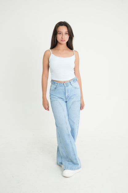 BH TOP CROP RIB TIRANTES 6701